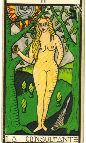 El Gran Tarot Esoterico: Eve in the Garden of Eden as The High Priestess
